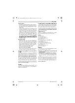 Предварительный просмотр 190 страницы Bosch 0 607 251 102 Original Instructions Manual