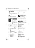 Предварительный просмотр 203 страницы Bosch 0 607 251 102 Original Instructions Manual