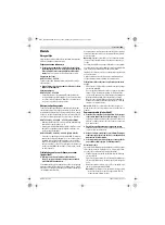 Предварительный просмотр 222 страницы Bosch 0 607 251 102 Original Instructions Manual