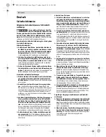 Preview for 6 page of Bosch 0 607 450 593 Original Instructions Manual