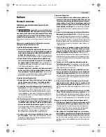 Preview for 47 page of Bosch 0 607 450 593 Original Instructions Manual