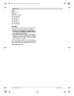 Preview for 100 page of Bosch 0 607 450 593 Original Instructions Manual