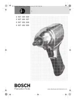 Bosch 0 607 450 626 Manual preview