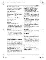 Preview for 85 page of Bosch 0 607 450 SERIES Original Instructions Manual