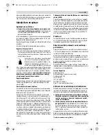 Preview for 215 page of Bosch 0 607 450 SERIES Original Instructions Manual