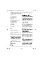 Preview for 28 page of Bosch 0 607 460 001 Original Instructions Manual