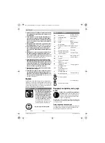 Preview for 88 page of Bosch 0 607 460 001 Original Instructions Manual