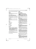 Preview for 93 page of Bosch 0 607 460 001 Original Instructions Manual