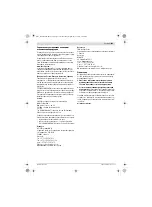 Preview for 139 page of Bosch 0 607 460 001 Original Instructions Manual