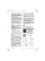 Preview for 181 page of Bosch 0 607 460 001 Original Instructions Manual