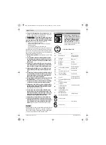 Preview for 188 page of Bosch 0 607 460 001 Original Instructions Manual