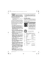 Preview for 258 page of Bosch 0 607 460 001 Original Instructions Manual