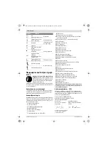 Предварительный просмотр 110 страницы Bosch 0 607 661 505 Original Instructions Manual