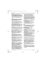 Предварительный просмотр 186 страницы Bosch 0 607 661 505 Original Instructions Manual