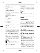 Preview for 11 page of Bosch 0 611 911 100 Original Instructions Manual