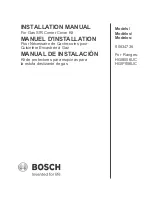 Bosch 00634736 Installation Manual preview