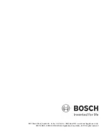 Предварительный просмотр 16 страницы Bosch 00634736 Installation Manual