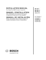 Preview for 1 page of Bosch 00634737 Installation Manual