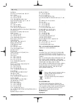 Preview for 102 page of Bosch 06008B6101 Original Instructions Manual