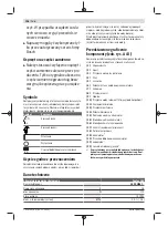 Preview for 106 page of Bosch 06008B6101 Original Instructions Manual