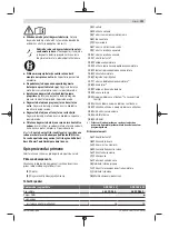 Preview for 191 page of Bosch 06014A3000 Original Instructions Manual