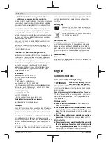 Предварительный просмотр 14 страницы Bosch 0603011100 Original Instructions Manual