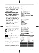 Предварительный просмотр 63 страницы Bosch 0603011100 Original Instructions Manual