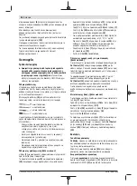 Предварительный просмотр 94 страницы Bosch 0603011100 Original Instructions Manual