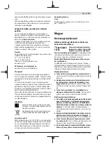 Предварительный просмотр 127 страницы Bosch 0603011100 Original Instructions Manual