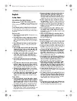 Предварительный просмотр 12 страницы Bosch 0603100522 Original Instructions Manual