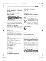 Предварительный просмотр 25 страницы Bosch 0603100522 Original Instructions Manual