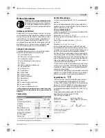 Предварительный просмотр 87 страницы Bosch 0603100522 Original Instructions Manual