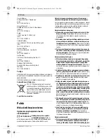 Предварительный просмотр 92 страницы Bosch 0603100522 Original Instructions Manual