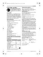 Предварительный просмотр 101 страницы Bosch 0603100522 Original Instructions Manual