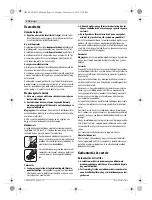 Предварительный просмотр 118 страницы Bosch 0603100522 Original Instructions Manual