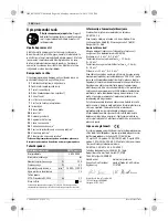 Предварительный просмотр 166 страницы Bosch 0603100522 Original Instructions Manual