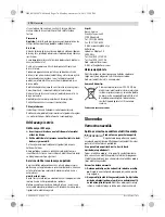 Предварительный просмотр 170 страницы Bosch 0603100522 Original Instructions Manual