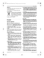 Предварительный просмотр 177 страницы Bosch 0603100522 Original Instructions Manual