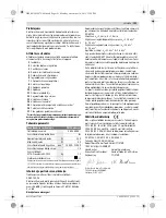 Предварительный просмотр 191 страницы Bosch 0603100522 Original Instructions Manual