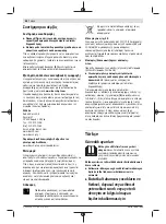 Preview for 58 page of Bosch 0603264600 Original Instructions Manual