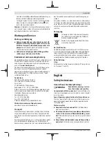 Preview for 9 page of Bosch 0603947100 Original Instructions Manual