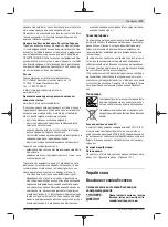 Preview for 113 page of Bosch 06039B6104 Original Instructions Manual