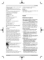 Preview for 147 page of Bosch 06039B6104 Original Instructions Manual