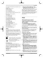 Preview for 107 page of Bosch 06039D2000 Original Instructions Manual