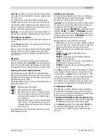 Preview for 107 page of Bosch 1 270 020 915 Original Instructions Manual