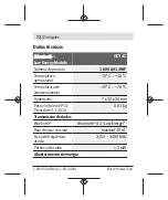 Preview for 72 page of Bosch 1 600 A01 3WF Original Instructions Manual