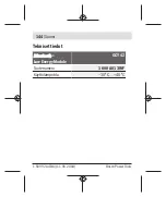 Preview for 144 page of Bosch 1 600 A01 3WF Original Instructions Manual