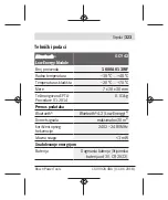 Preview for 323 page of Bosch 1 600 A01 3WF Original Instructions Manual