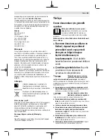 Preview for 69 page of Bosch 1 600 A01 W0H Original Instructions Manual