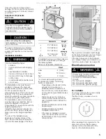 Preview for 5 page of Bosch 100 Series Operating, Care And Installation Instructions Manual